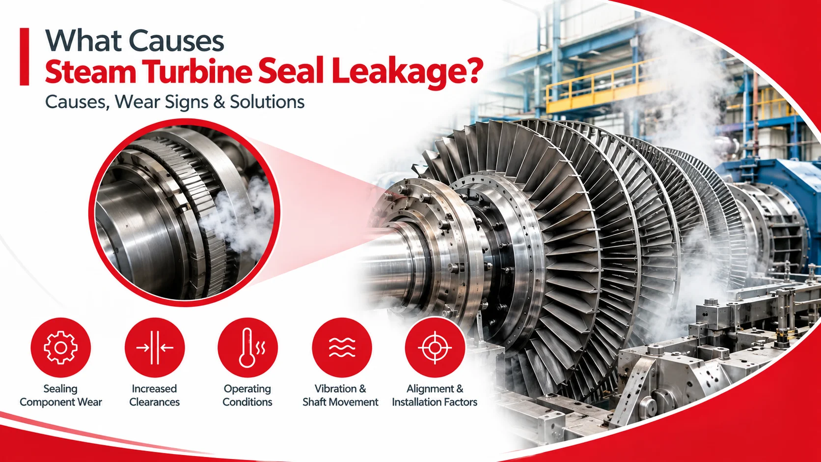 What Causes Steam Turbine Seal Leakage?